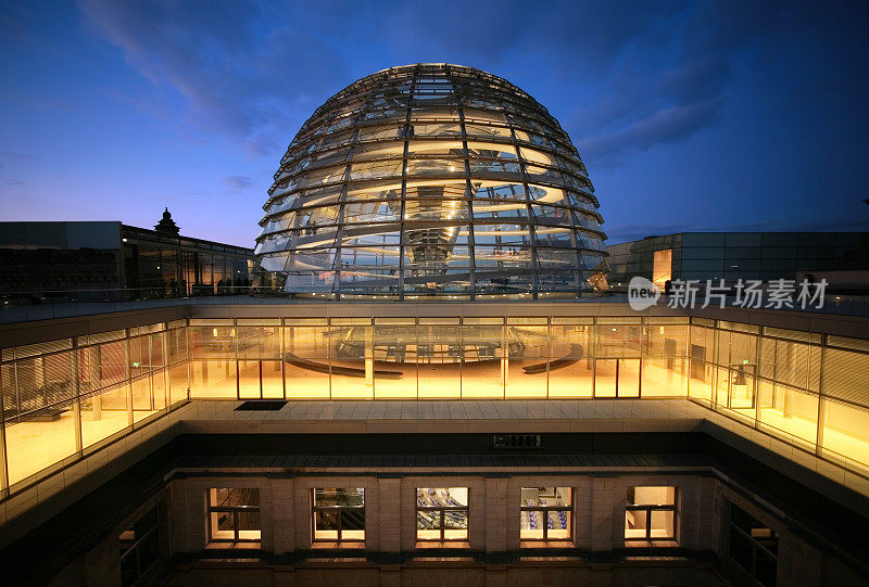 德国柏林的国会/联邦议院